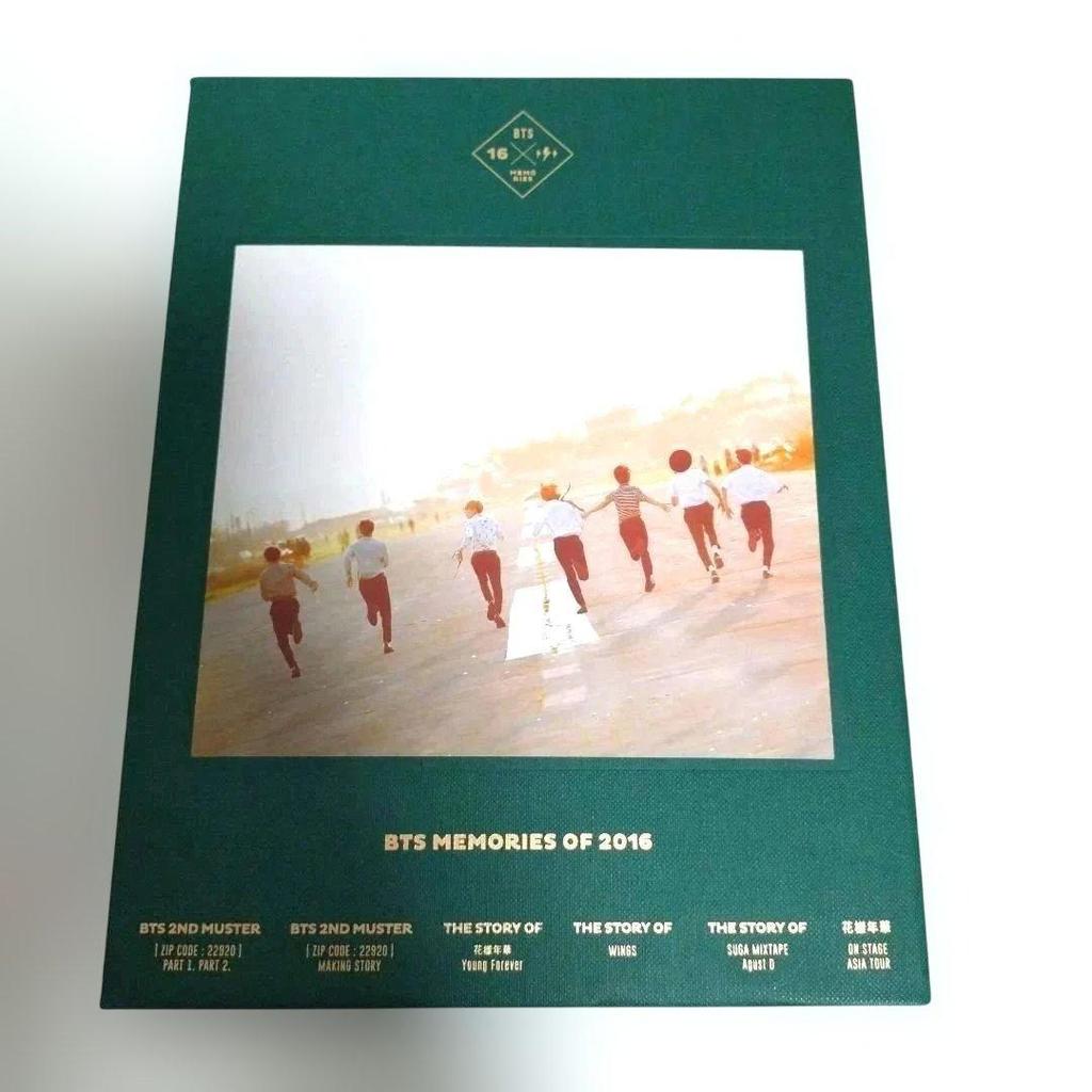 [USED] BTS MEMORIES OF 2016 with Japanese subtitles and trading cards
