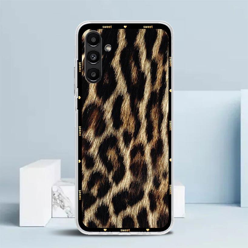 Animal Leopard Print Phone Case For Samsung Galaxy A17 A37 A57 A16 A15 A14 A13 A56 A55 A54 A53 A36 A35 A34 A33 A26 A25 A24 A23 G