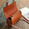 Johnature Sac messager Vintage en cuir de vache véritable pour femmes, sac à main de loisirs fait à la main, sacs à bandoulière de couleur unie