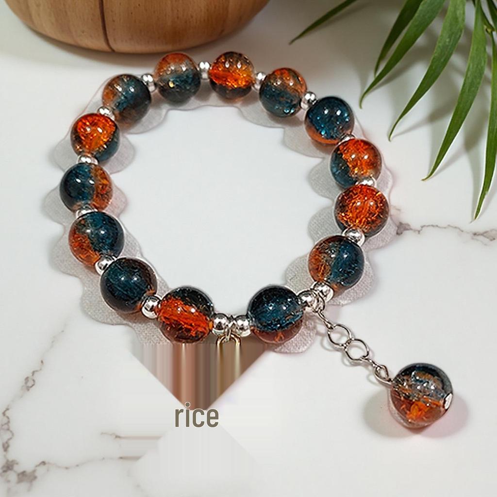 Butterfly Love Flower 10mm Handmade Beaded Bracelet - Original, Personalized, Exquisite Jewelry Gift for Friends and Newcomers