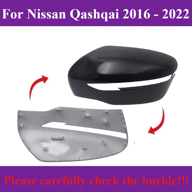 For Nissan Qashqai 2016 2017 2018     Outside Rearview Mirror Cover Cap Mirror Housing