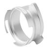Dosiertrichter Aluminiumlegierung Spritzwassergeschützt Drehbar Kaffeedosierring für 54mm Siebträger Silber