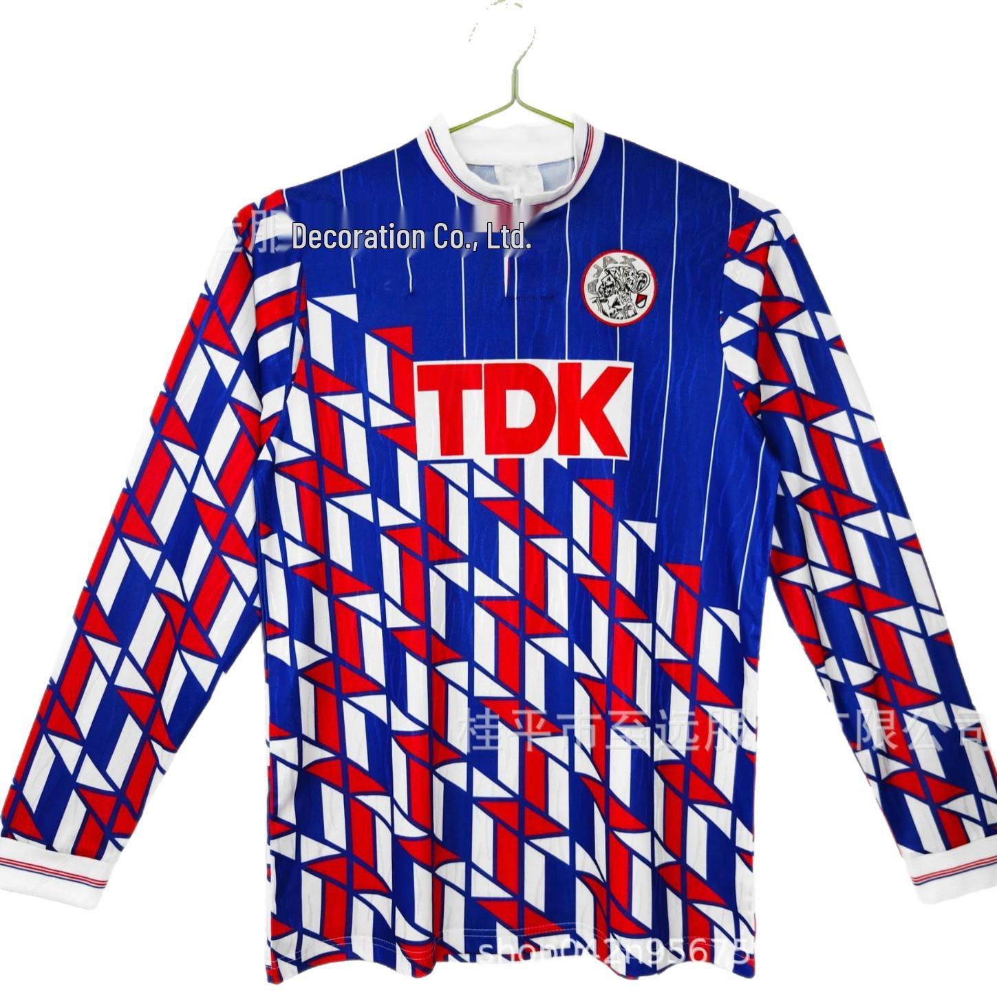 Classic Retro Brazil Long Sleeve Men s Football Jersey - France Edition XXL