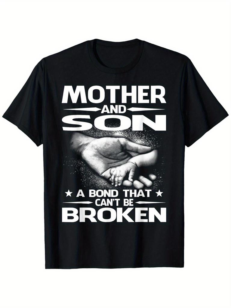 Mother And Son A Bond That Can't Be Broken T-Shirt Mens T Shirts, Shirts for Men, Mens Clothes, 100%
