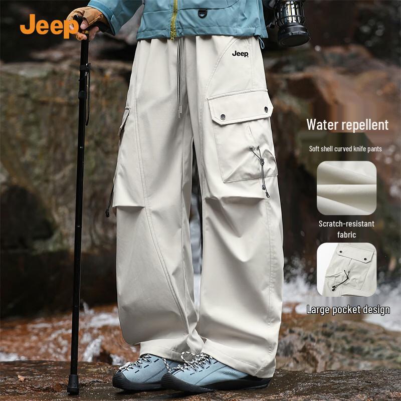

Jeep Men s Casual Straight-Leg Cargo Pants XL