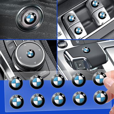 Car Window Lift Button Sticker Steering Wheel Decal Car Styling For M3 M4 M5 G42 G30 G20 E39 E36 E87 E53 F44 F07 F34 G15 G16