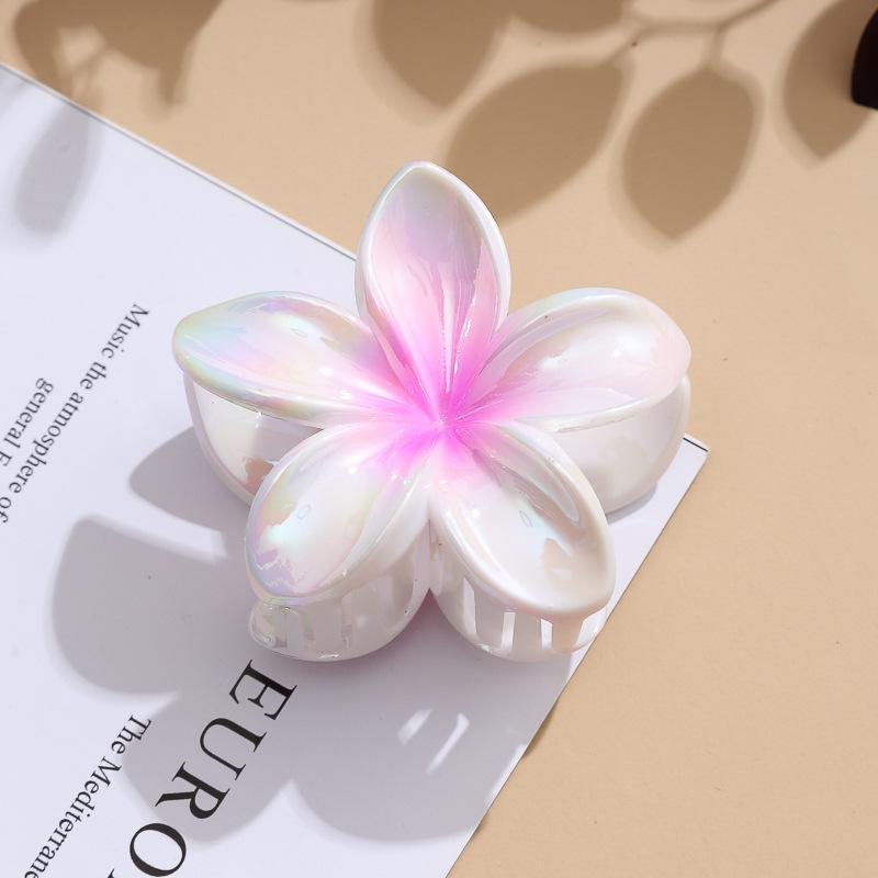 Hawaiian Flower Hair Claw Clips Large Claw For Thick/Thin Hairpins For Women Girls Barrettes Beach Summer Hair Accessories Gifts