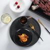 BRKeramik Speiseteller Restaurant Kreativer Kochteller Steakteller Snackteller Dessertteller Sushi Teller HaushaltsgeschirrEY