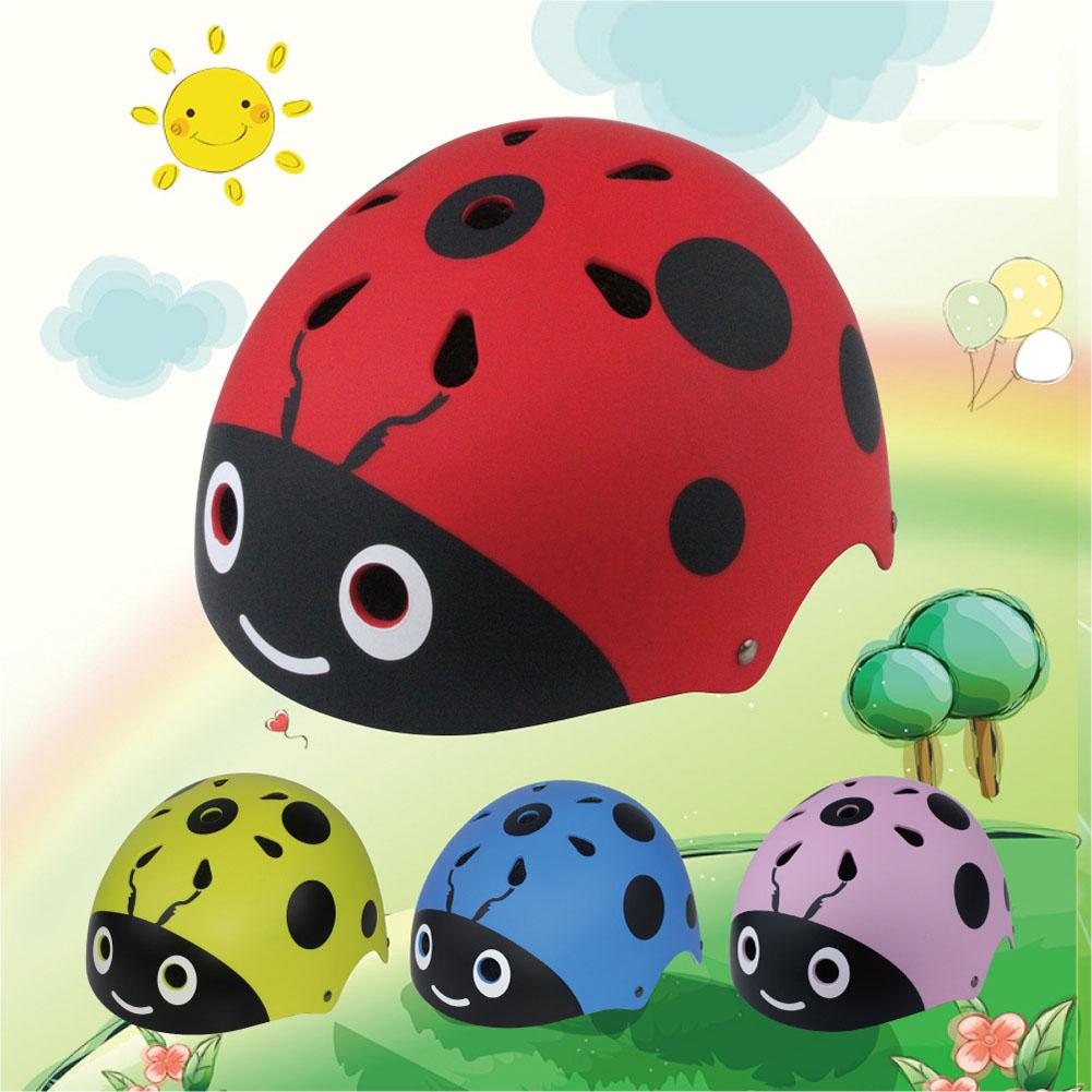 Children Kids Safety Protection Bike Helmet Cute Cartoon Ultralight Breathable Safety Hat for Outdoor Sports