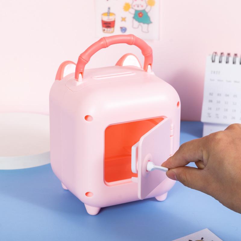 Adorable Piggy Plastic Coin Bank for Kids - Cartoon Savings Jar & Party Favor