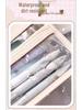 High-Capacity Transparent Pencil Case for Exams, Multipurpose Makeup Bag, Convenient Stationery Organizer