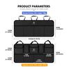 Multi-Pocket Car Trunk Organizer Hanging Rear Seat Back Net For Benz CLK GLC W212 C200 C300 W203 W204 W205 W169 W176 GLC