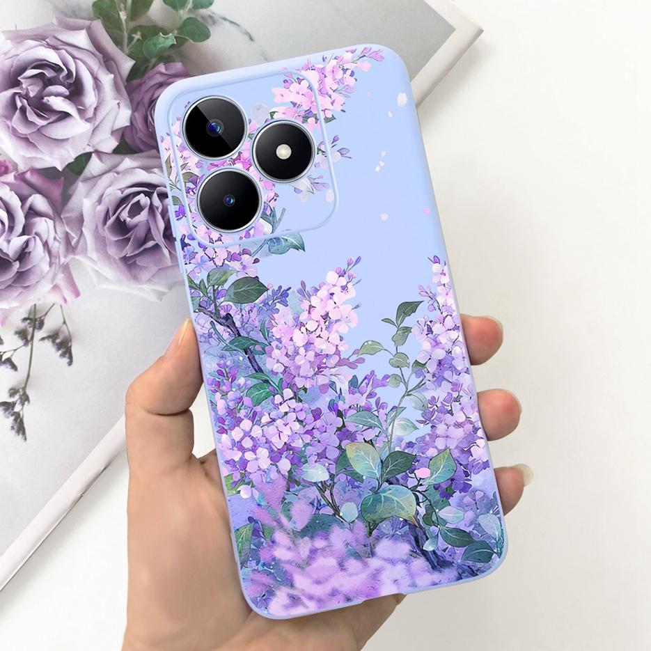 For Realme C51 Case RMX3830 Cute Astronauts Cartoon Cover Soft Silicone Phone Case For Realme C53 C 51 RealmeC51 RealmeC53 Shell
