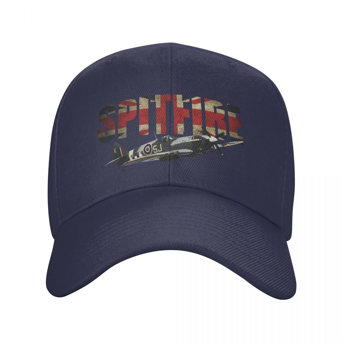 

Spitfire Union Jack Uk Flag Baseball Cap Adult Supermarine Fighter Pilot Adjustable Dad Hat for Men Women Hip Hop Snapback Caps Adjustable Cap