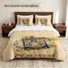 Tigres UANL Personalized Custom Name 3‑Piece Bedding Set Soft Duvet Cover Set For Bedroom Home Decor