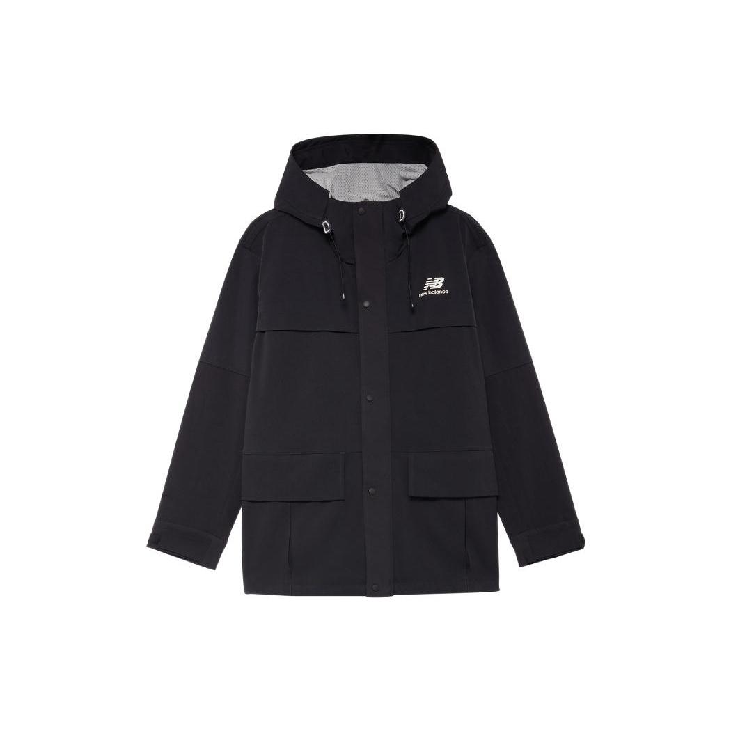 New Balance Hooded Mid Down Jacket Asia Sizing Black Men s AMJ23315-BK M