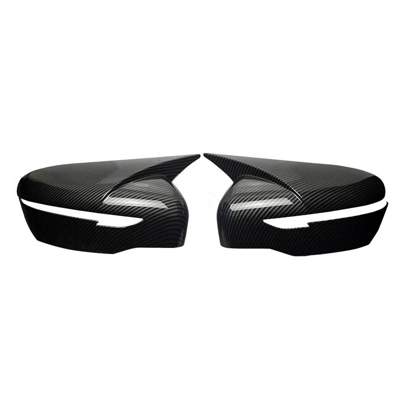 Car  Rearview Side Mirror Cover Fit For Nissan Qashqai 2 J11 X-Trail Rogue Pathfinder 2015-2020  Wing Cap Rear View Case Trim