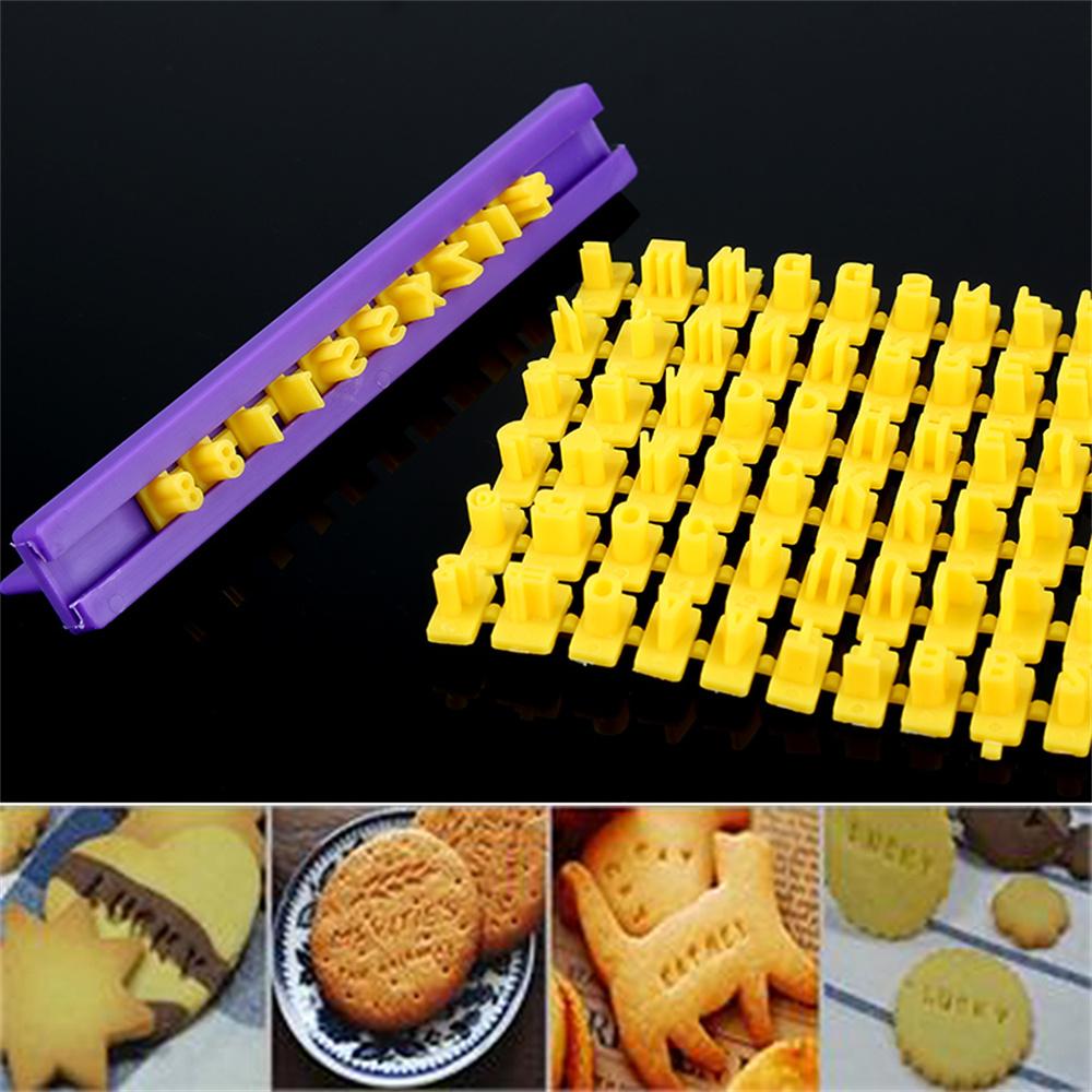 1~10PCS Ceramic Art Alphabet Number Letter Polymer Clay Presser Stamp Embosser Mold Embossing Pottery Clay Tools Biscuits