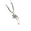 Hip Hop Vintage Wolf Head Metal Sweater Chain Men'S Domineering Wolf Fang Alloy Pendant Titanium Steel Necklace