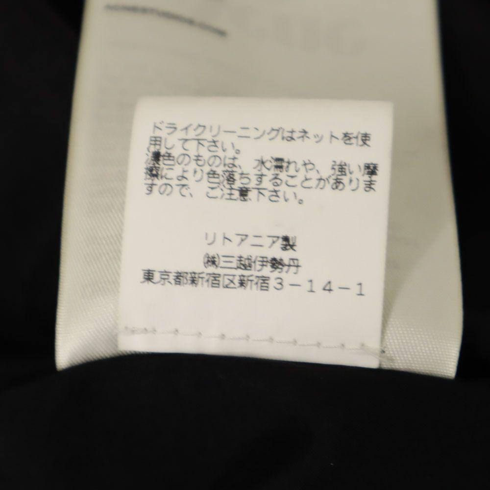 ACNE Short Sleeve Wool Switching Knee-length Dress 36 Navy Women Used