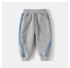 Boys Korean Style 2025 Sports Velvet Hoodie and Trousers Set