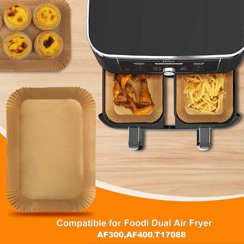 100 Pcs Ninja Air Fryer Liners Disposable, Non-Stick Parchment Paper for Ninja