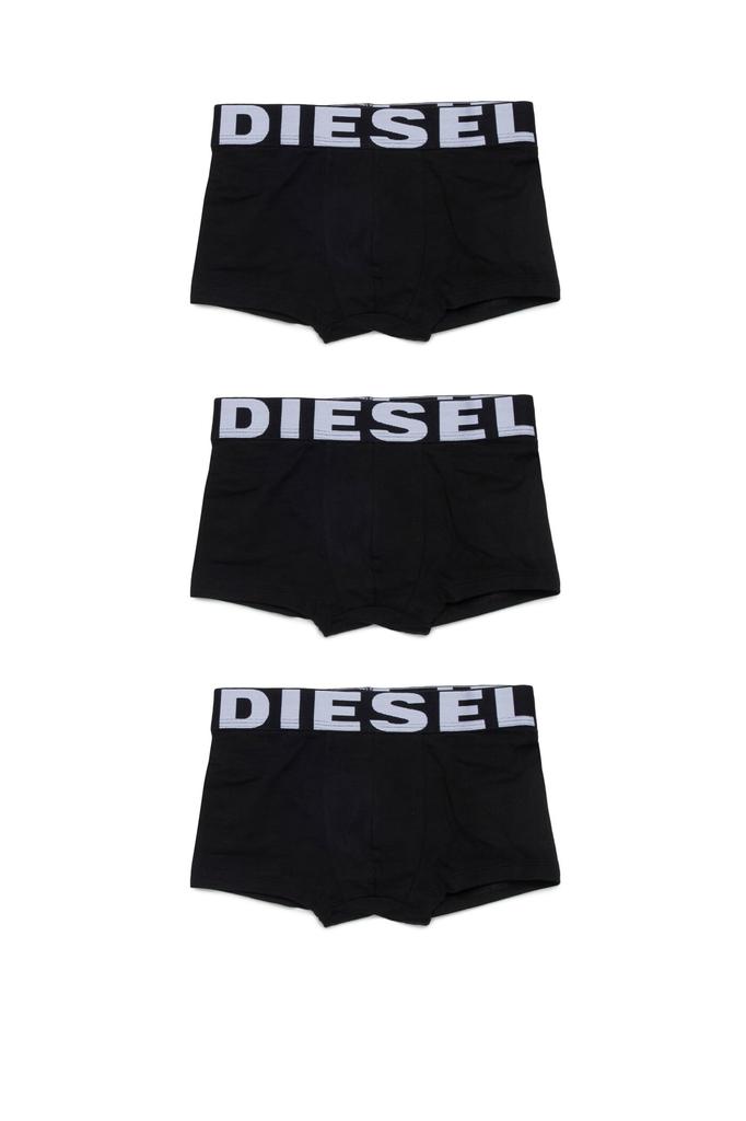 Diesel Kids' Boxer Briefs, 3-Pack, Black, Size 8Y, J01911KYAYJ, K90F