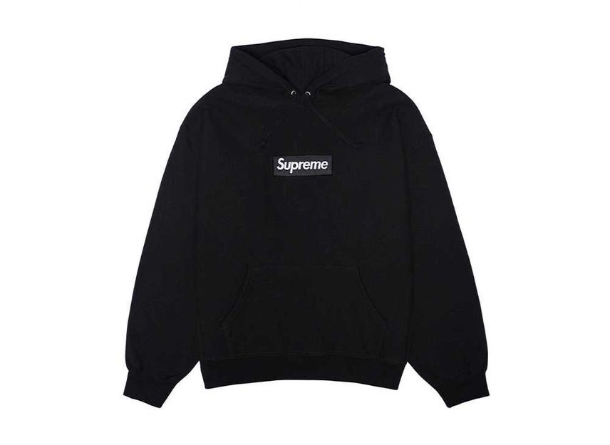 Supreme Felpa con cappuccio Box Logo Nera (23FW)