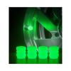Glow In The Dark Luminous Valve Caps - Fluorescent Tire Hub Covers for Car Motorcycle Bike Wheel Decoration Plugs