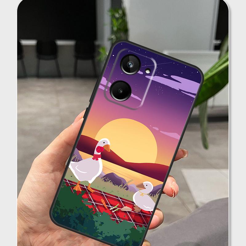 

Cartoon Cute Goose Game Case For Realme 15 13 12 10 11 14 Pro Plus GT6 GT7 C55 C51 C35 C33 C61 C65 C67 C53 C71 C75 Realme C71 4G