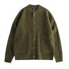 Men's Thick Knit Cardigan - Autumn Winter Solid Color Simple Sweater Coat