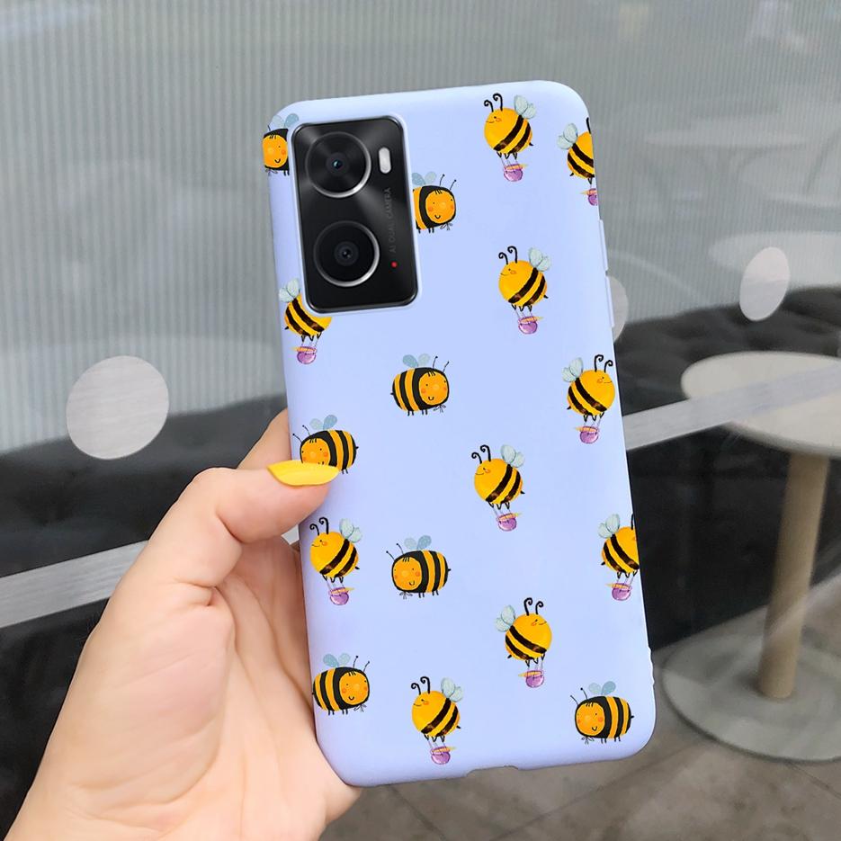 For Oppo A76 Case CPH2375 Fashion Cartoon Girls Cover For Oppo A96 Soft Silicone Case For Oppo A36 A 76 96 OppoA76 OppoA96 Shell