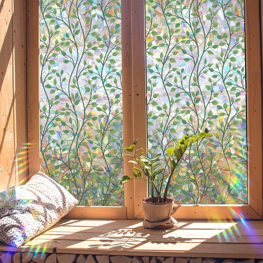 Multicolor Window Privacy Film DIY Accessoires Ornament Sun Catcher Glass Sticker Static Cling Electrostatic Static Decals