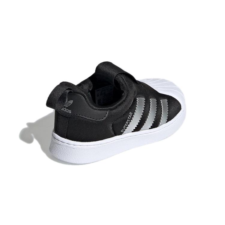 Adidas Originals Superstar 360 I 360 I Comfortable Abrasion Resistant Low top Skateboard Shoes Black Infant And Toddler EE6281