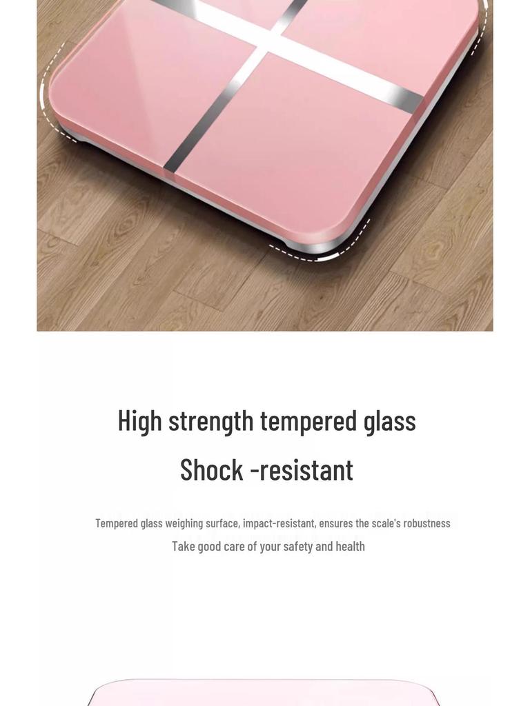 Smart Electronic Body Scale: High Precision, Accurate, Rechargeable, Perfect for Weight Loss Tracking.