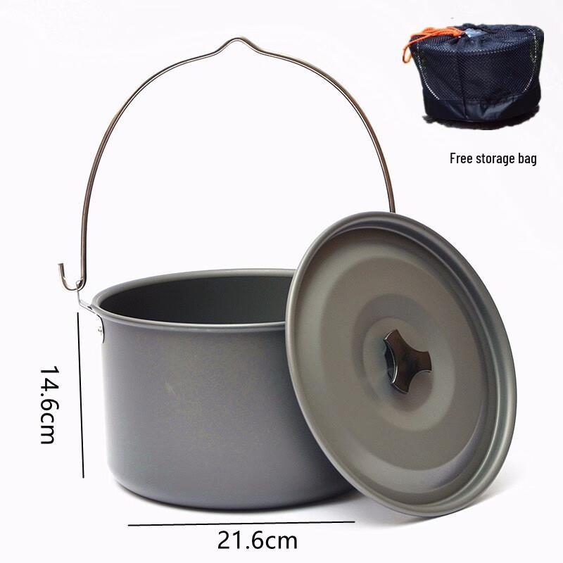 Outdoor Campfire Tripod with Hanging Pot