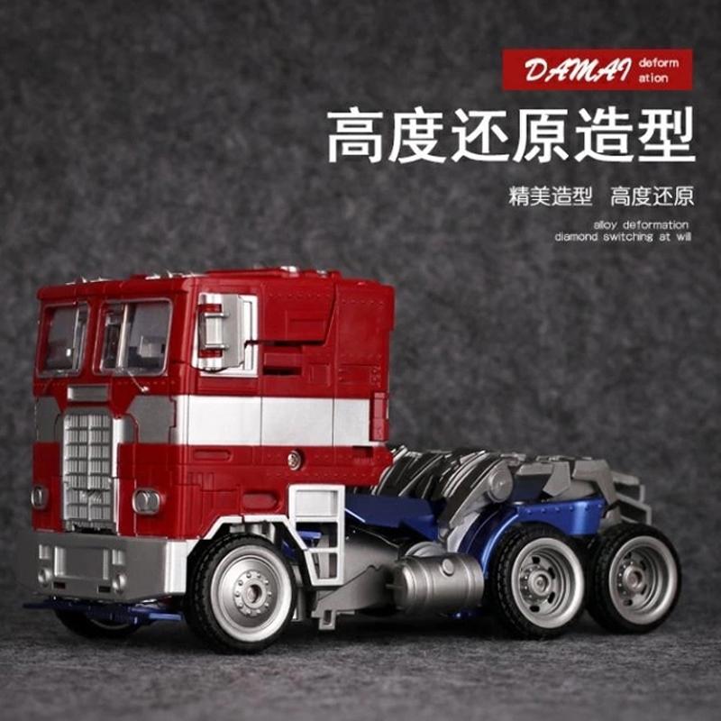Transformation Toys Optimus AOYI H6003-6 G1 Super Engine Star Heart Flat Head Column Black Apple OP Commander Deformation Model