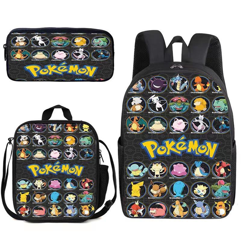 Primary And Secondary School Students Schoolbag Cartoon Backpack Breathable And Wear-Resistant Children'S Backpack Satchel Pencil Bag Set