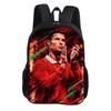 Ronaldo School Backpack CR Football Star Rucksack Child Bookbag Knapsack Fashion Schoolbag Football Sports Backpack Kids Gift