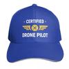 Certified Drone Pilot Baseball Cap Fashionable Dropshipping Trucker Cap Christmas Hat Unisexs Tennis Womens