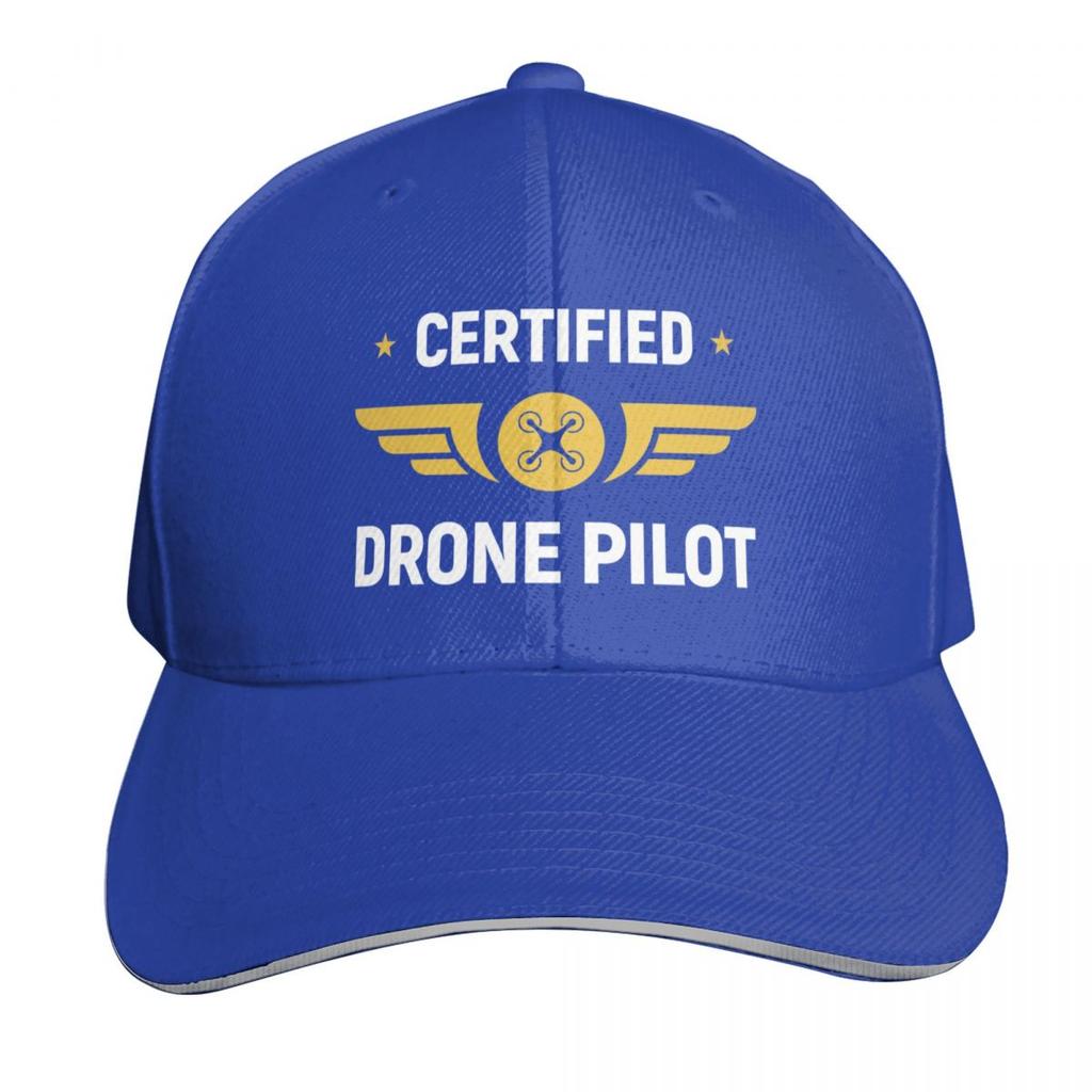 Certified Drone Pilot Baseball Cap Fashionable Dropshipping Trucker Cap Christmas Hat Unisexs Tennis Womens