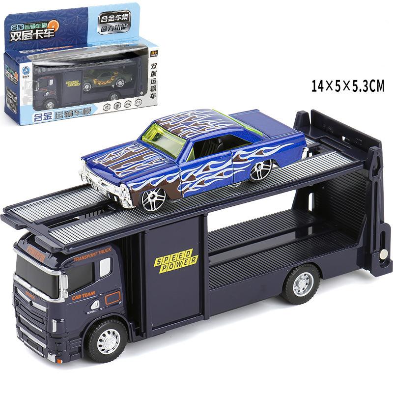 1:64 Scania Container Truck American Container Truck Alloy Diecast Model Car Mini GT Vehicle Toy Models Miniature Cars Birthday