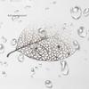 Shower Curtain Gray White Leave Curtains for Toilet Water Resistant PVEA Fabric Bathroom Curtain Modern Style with Hooks 111cm