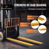 SucceBuy Pallet Fork Extensions Heavy Carbon Steel Fork Extensions 1 Pair Fork Attachments for Forklift Truck Yellow 4000 Lbs