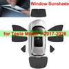 For Tesla Model 3 Highland Side Window Sunshade Cover Front Rear Windshield Shading Sunshield Sun Blind Baby Protector