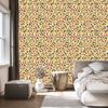 Yellow and Gold Flowers Wallpaper for Living Room and Bedroom 50x1000