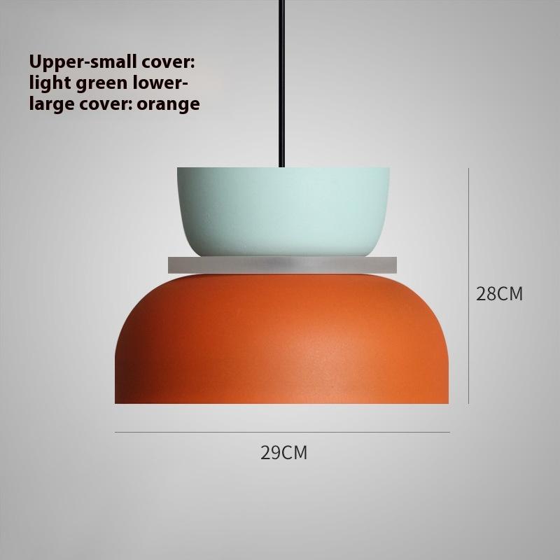Modern Minimalist Macaron Pendant Light Led Hanging Living Room Study Bar Dining Room Bedside Bedroom Indoor Lighting Decor Lamp
