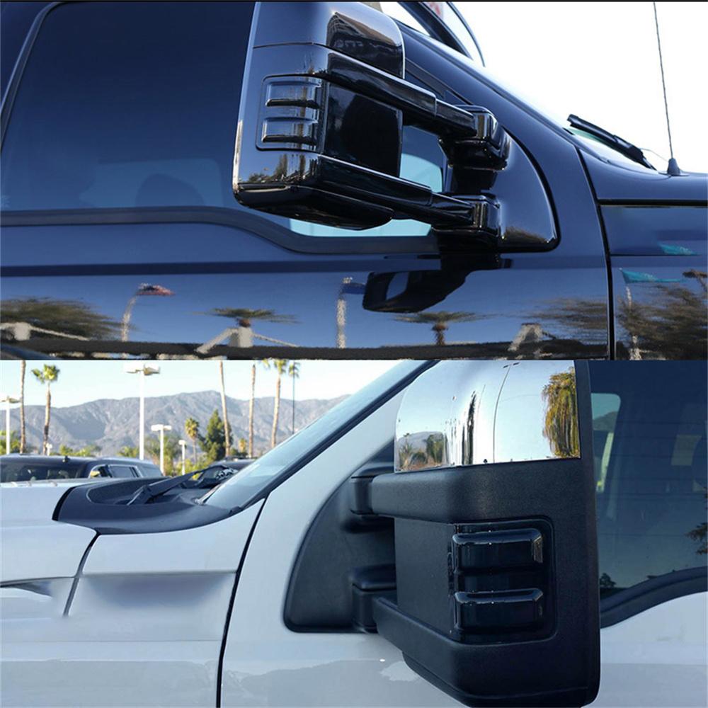 Smoked Lens LED Side Mirror Marker Lights For Ford 2008-2016 F250 F350 F450