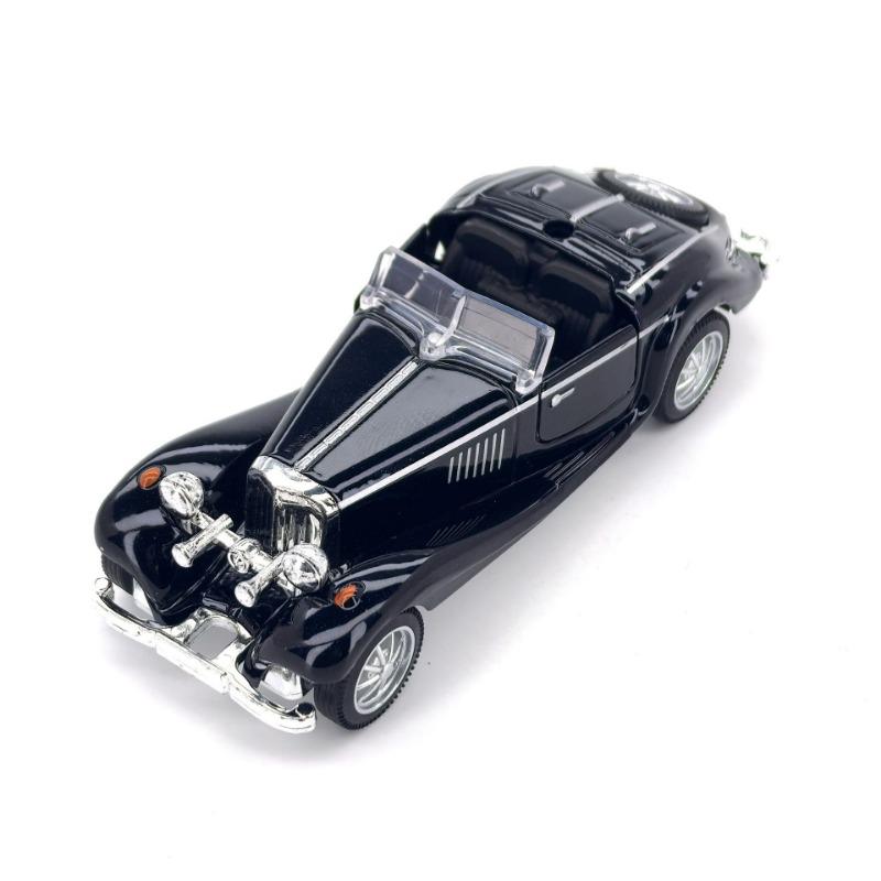 1PC 1:38 alloy classic car retro 500K car model static collection gift cake ornament