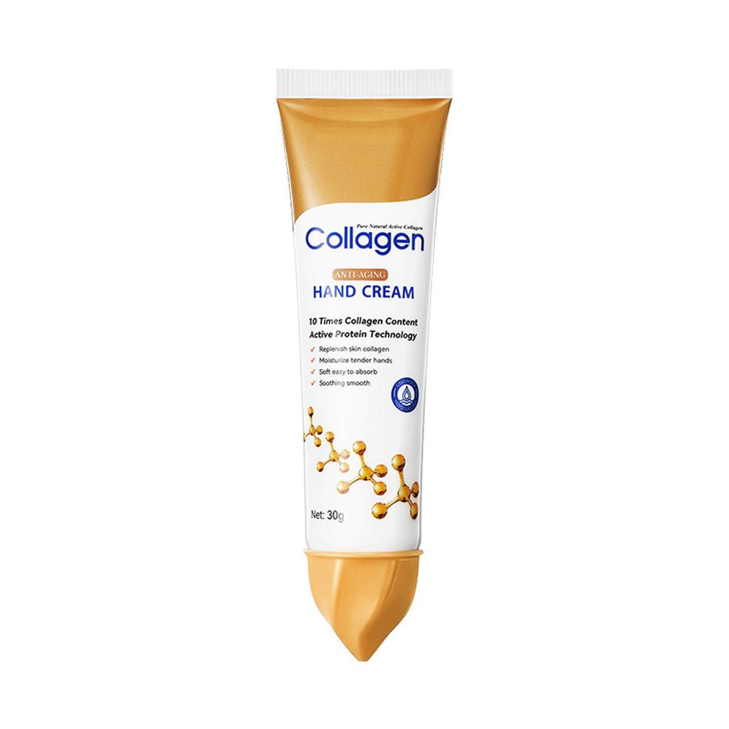 Collagen -Aging Hand Cream ,10 Times Collagen Content ,Replenishes Skin Collagen Moisturizes Hands ,Collagen Hand Cream 30g